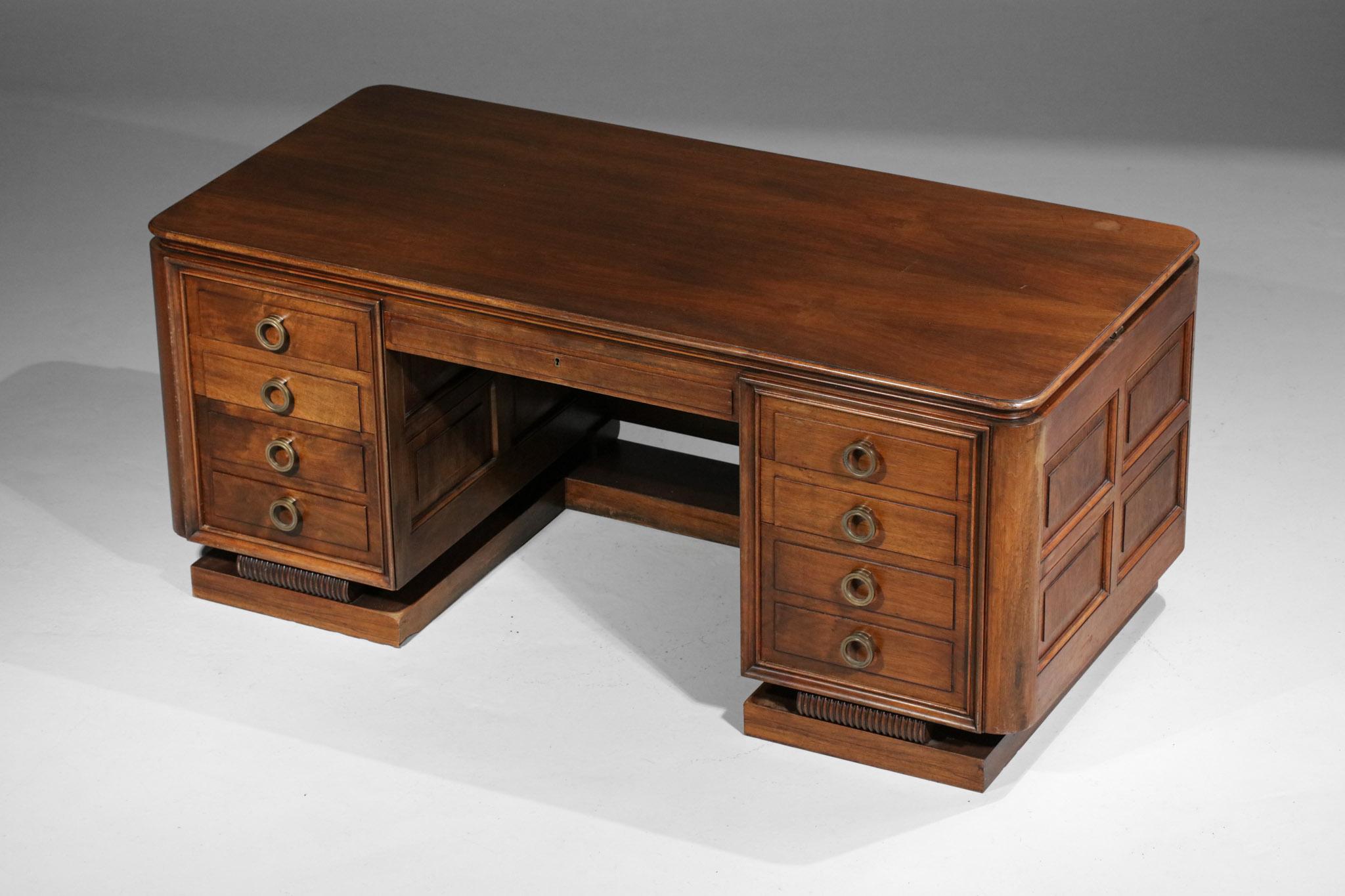 French Desk 40's Art Deco in Style of André Arbus, G086 10