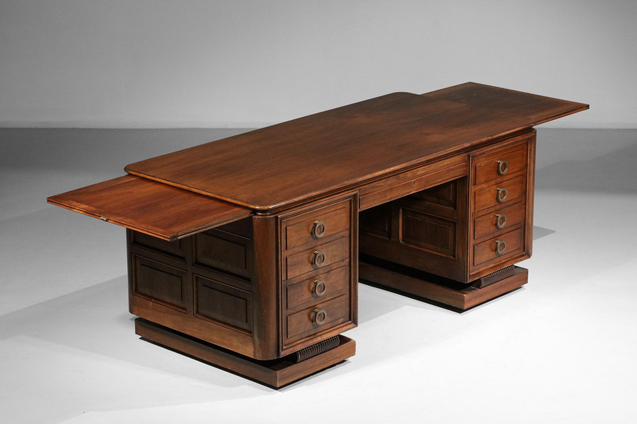 French Desk 40's Art Deco in Style of André Arbus, G086 1