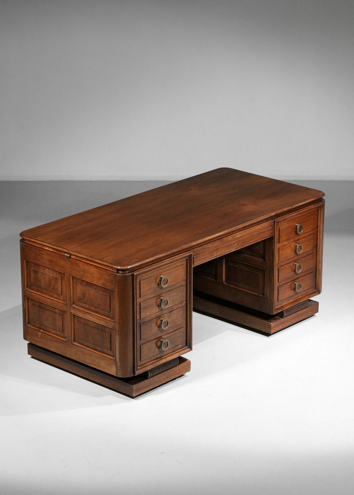 French Desk 40's Art Deco in Style of André Arbus, G086 3