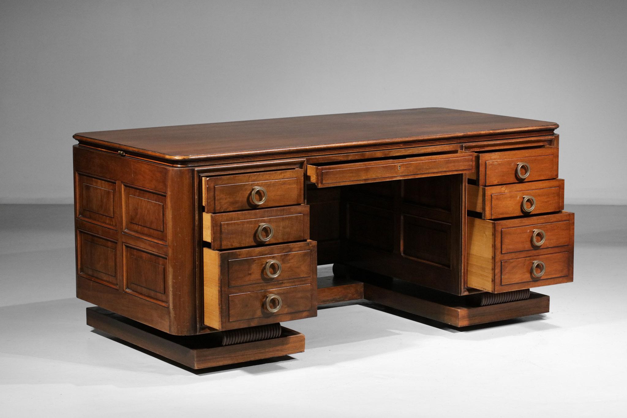 French Desk 40's Art Deco in Style of André Arbus, G086 4