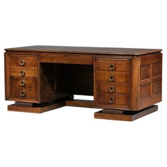 French Desk 40's Art Deco in Style of André Arbus, G086