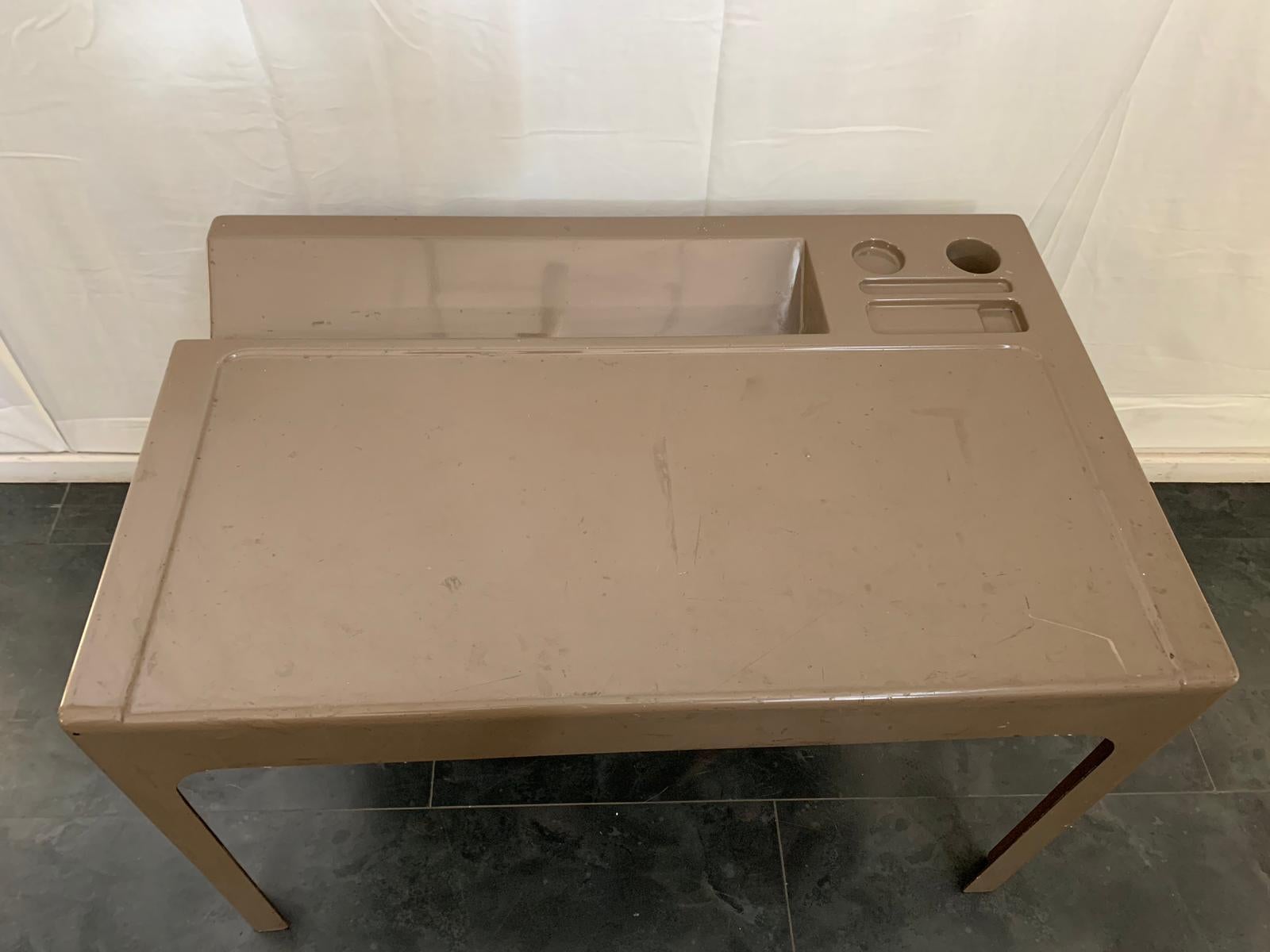 French Desk by Marc Berthier for D.A.N Parigi, 1960s For Sale 12
