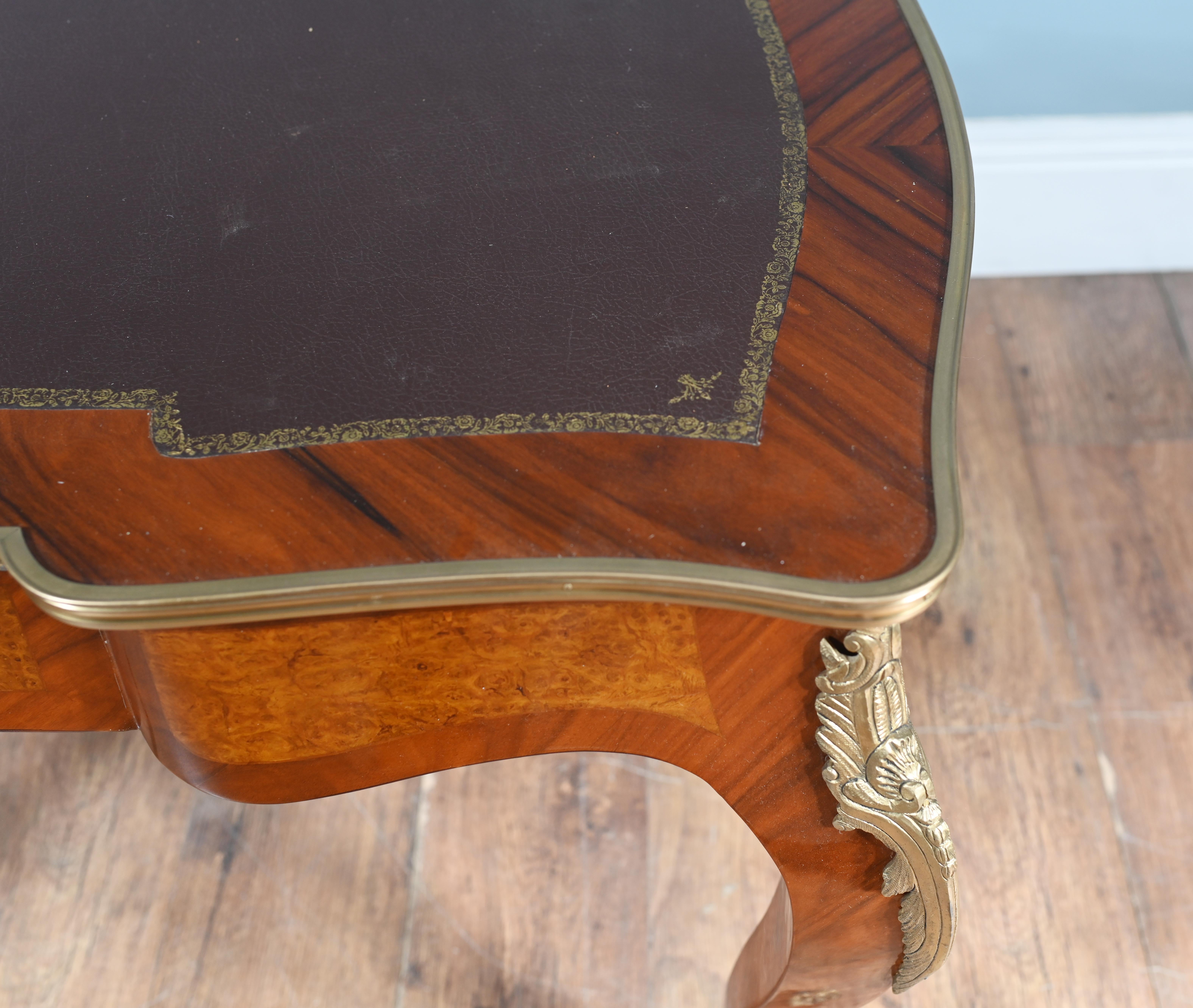 French Desk Empire Bureau Plat Kingwood For Sale 6