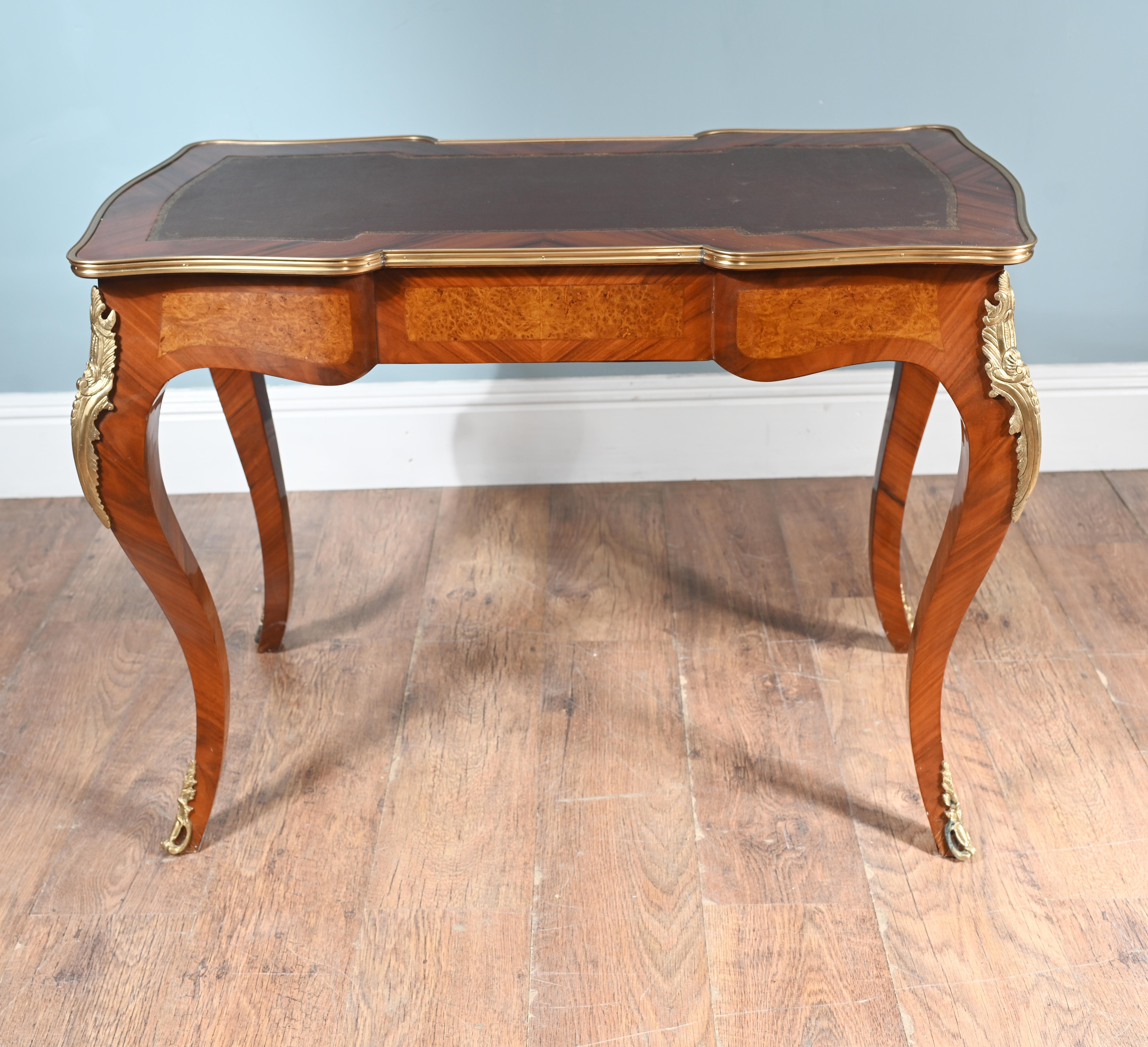 French Desk Empire Bureau Plat Kingwood For Sale 4