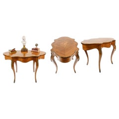 Tavolo da centro francese Desk Empire intarsiato Tavolo da centro francese Desk Empire intarsiato