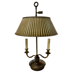Retro French Desk Lamp with Tole Shade