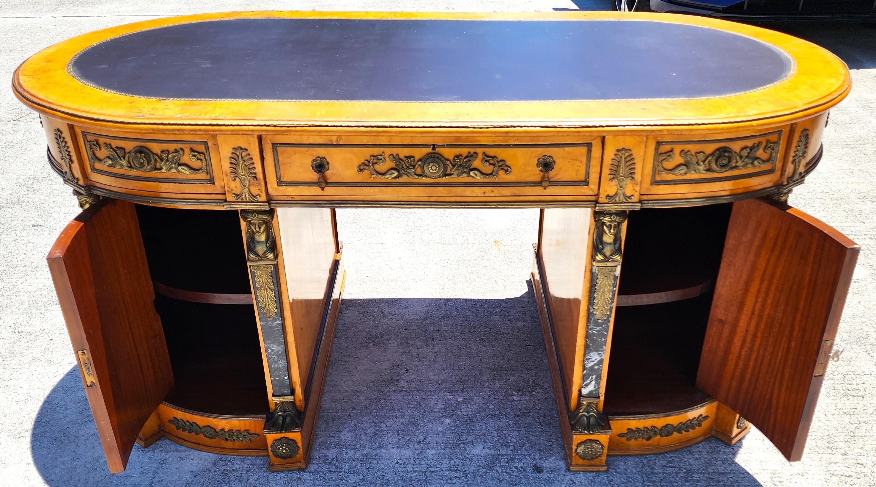Französischer Partner-Schreibtisch Louis XV im Angebot 7