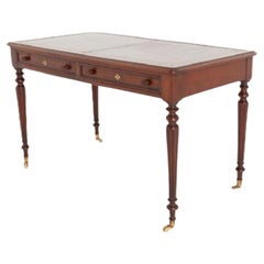French Desk Mahogany Writing Table