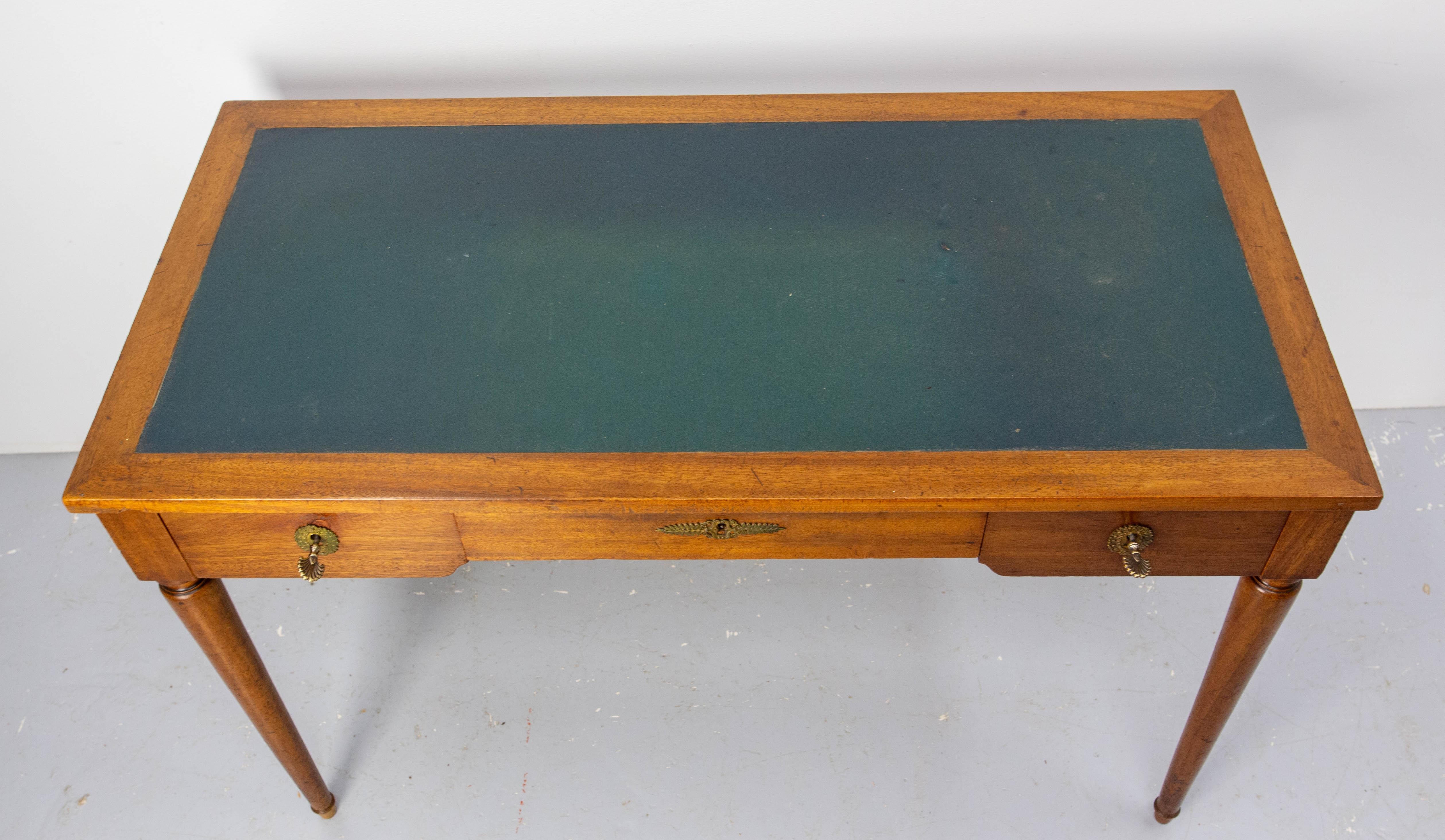 French Desk Writing Table Empire Style, Mid-Century 2