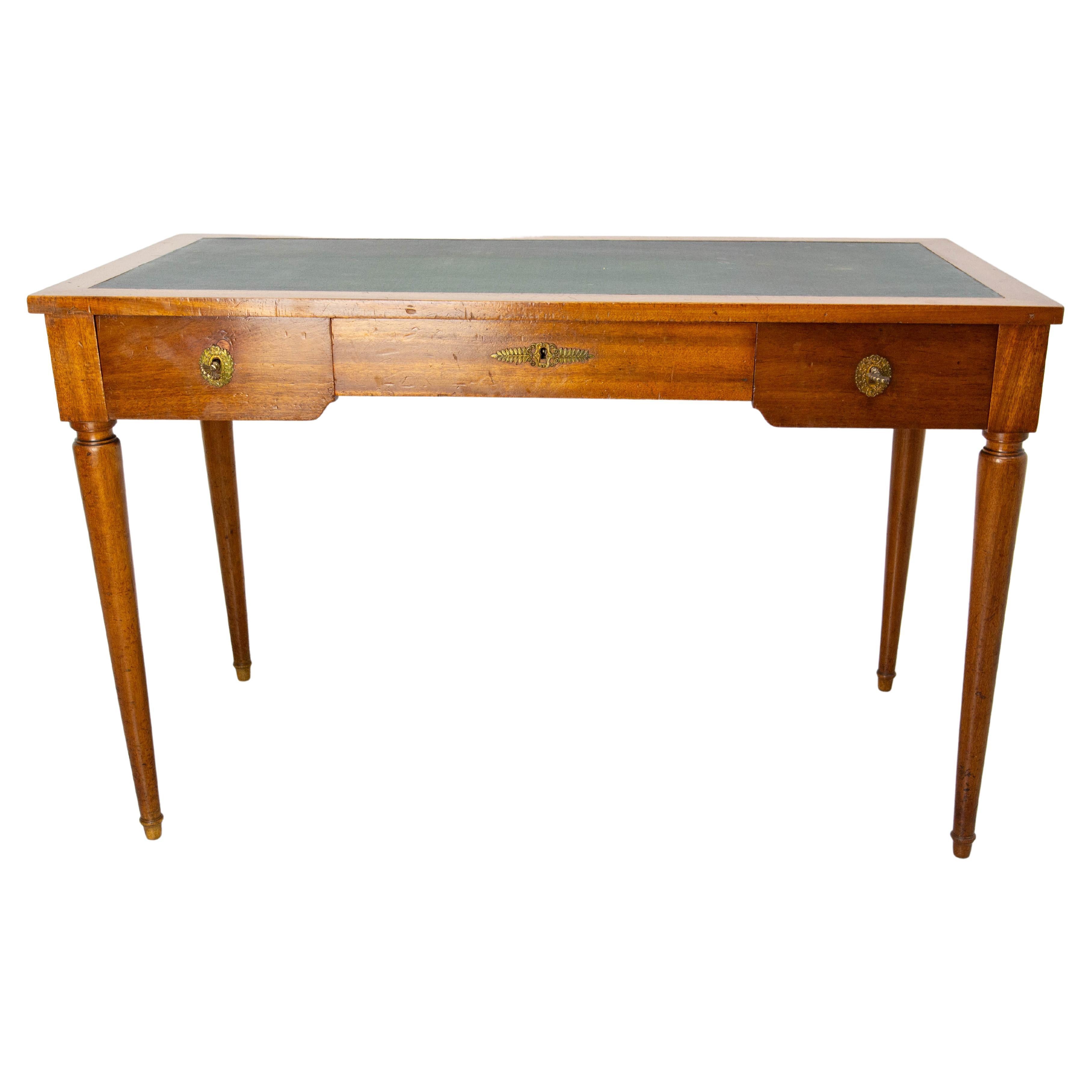 French Desk Writing Table Empire Style, Mid-Century