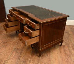 French Desks Antique Empire Knee Hole Bureau Desk 1890