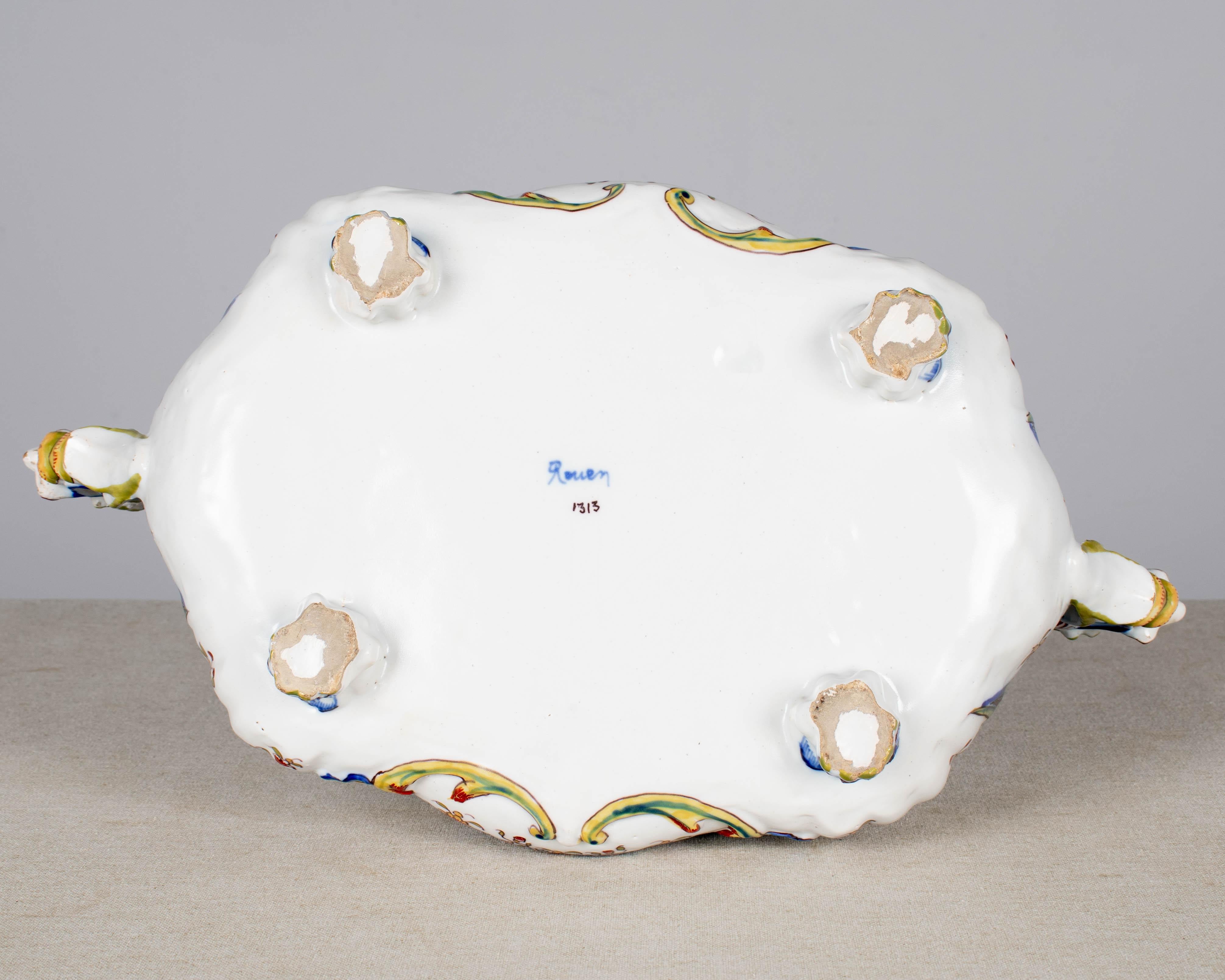 Jardinière o Cachepot francese in faience Desvres in vendita 1