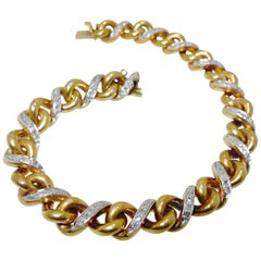 French Diamond Bracelet, circa 1895