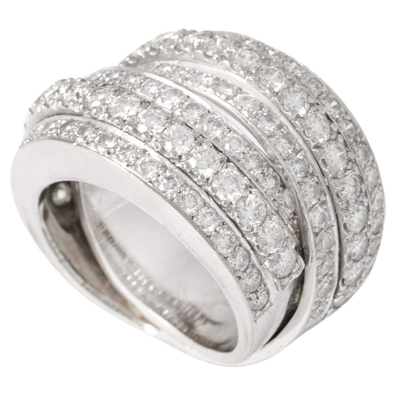 Anello con diamante francese