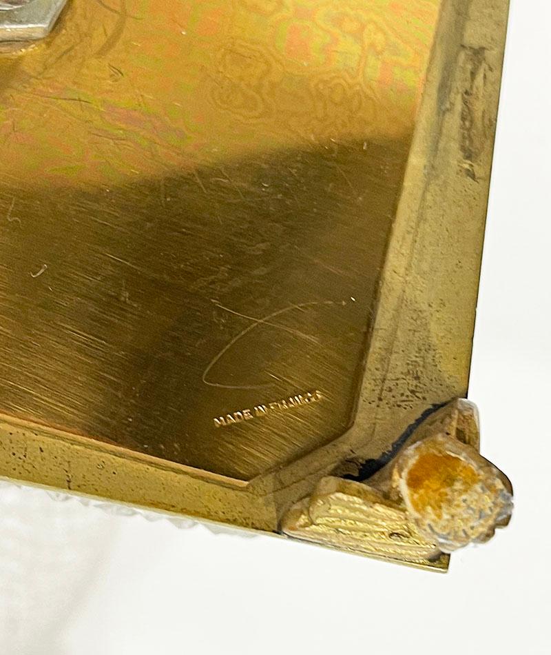 Lampes de table françaises en forme de diamant en cristal taillé, 1970 Bon état - En vente à Delft, NL