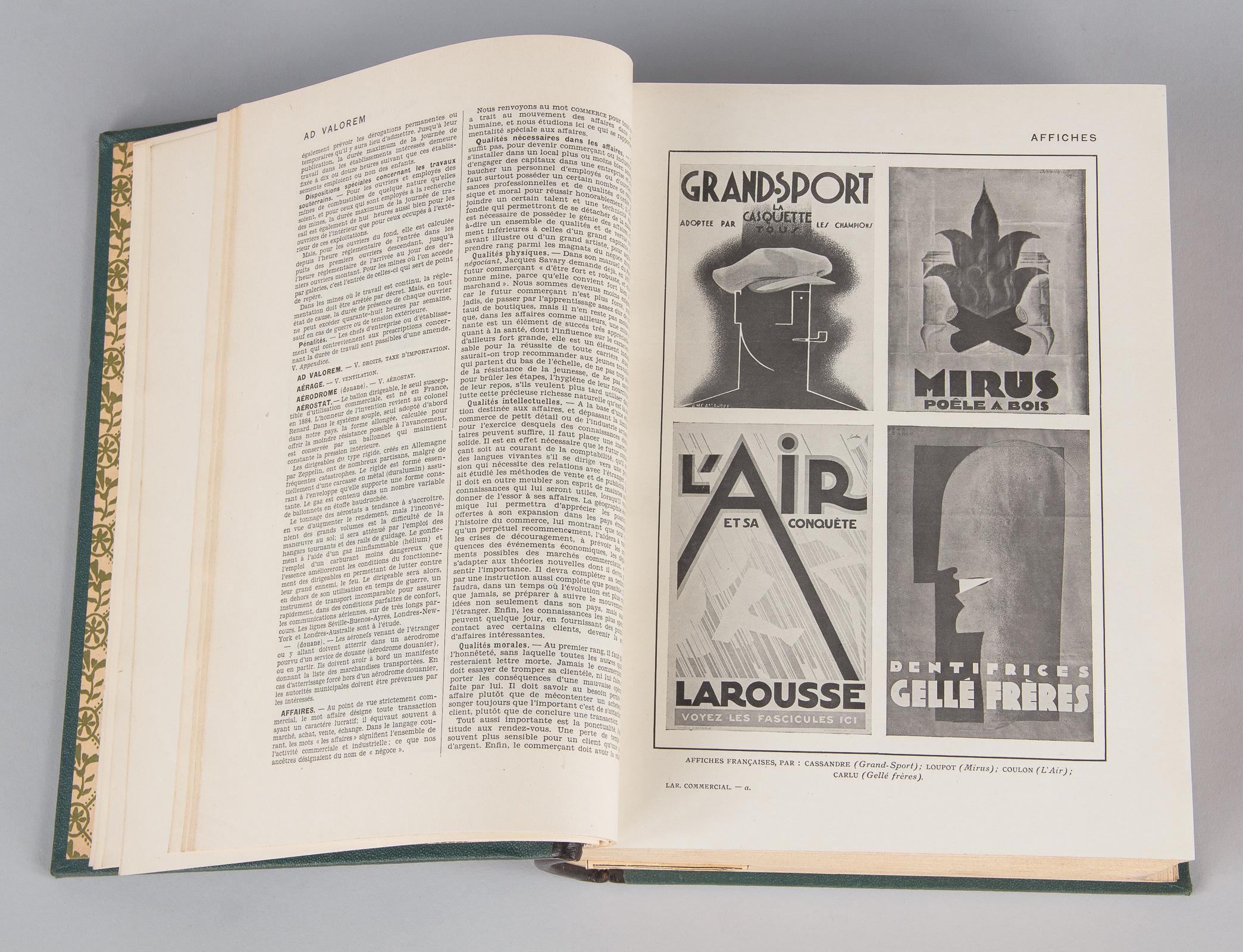 Französisch-Wörterbuch:: Larousse Commercial Illustre:: 1930 3