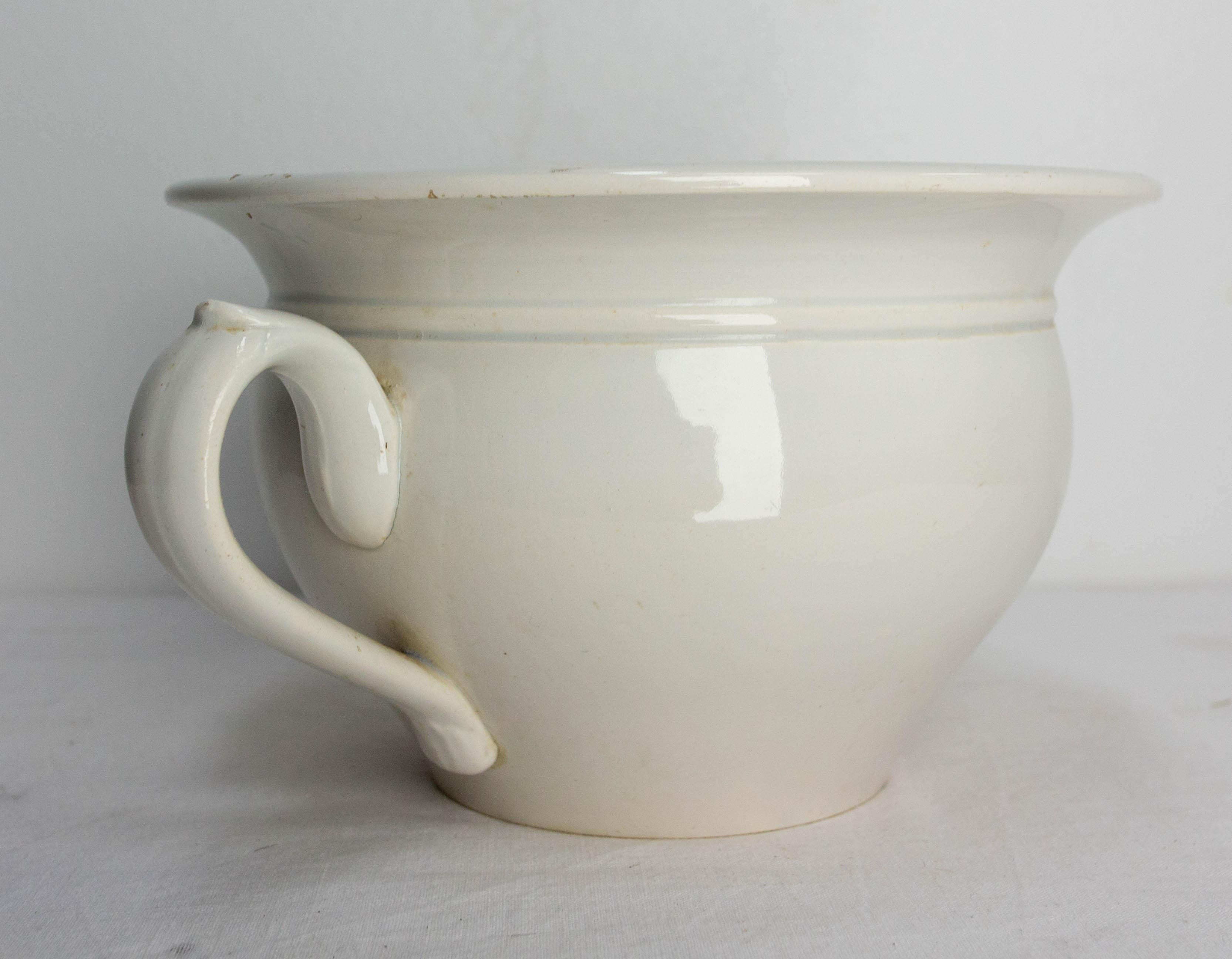 Mid-Century moderno Coprivaso in faience francese Digoin & Sarreguemines, circa 1930 in vendita