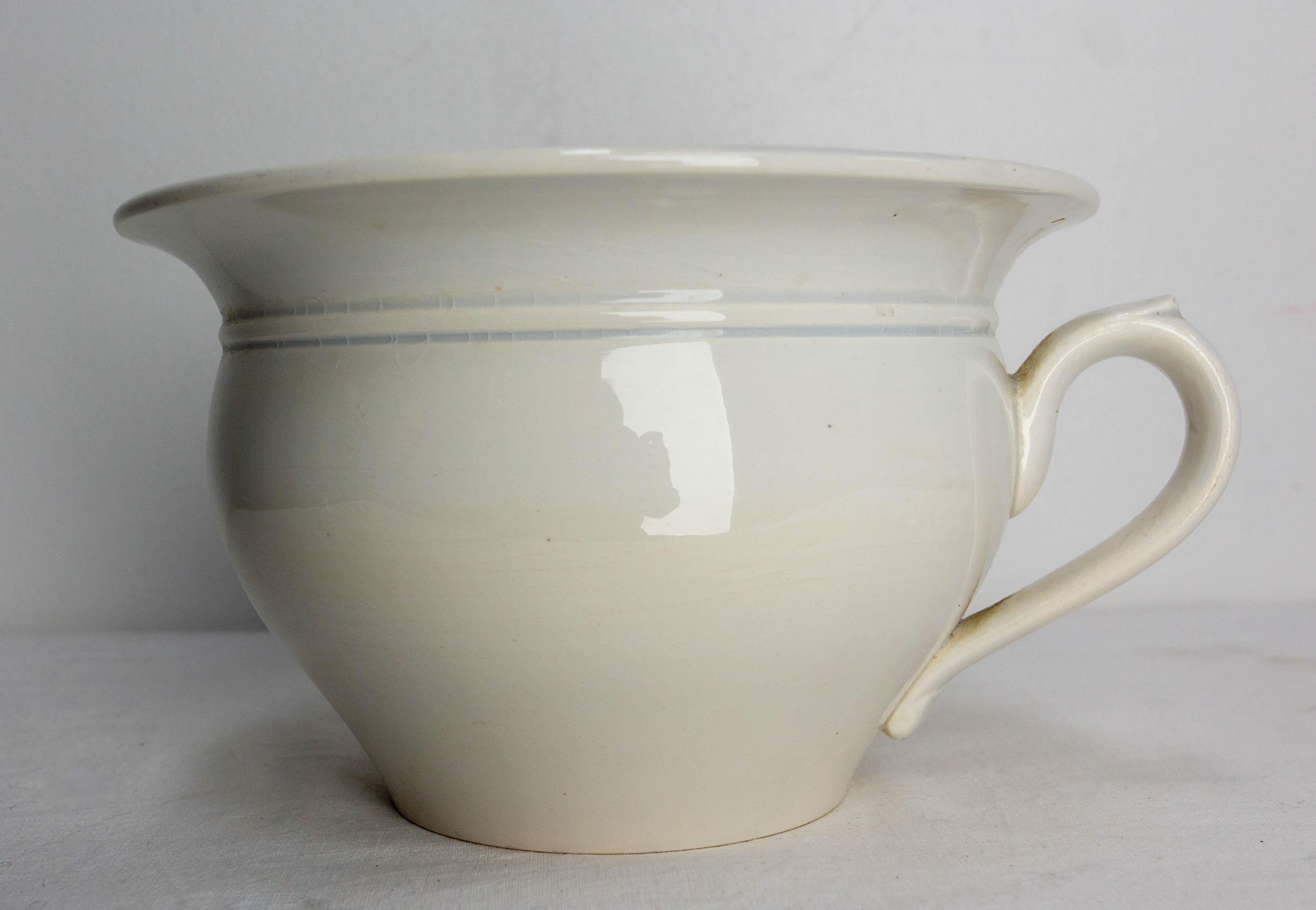 Francese Coprivaso in faience francese Digoin & Sarreguemines, circa 1930 in vendita