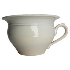 French Digoin Sarreguemine Faience Pot Cover, circa 1930