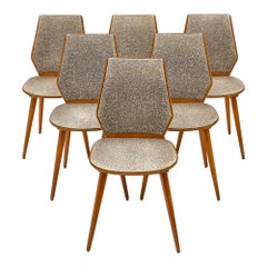 French Dining Chairs by W. Bauman