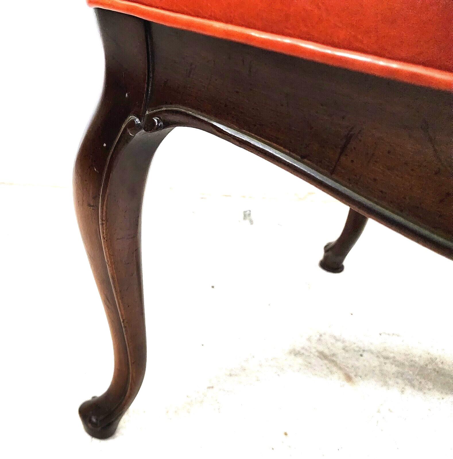 French Dining Chairs Leather Chambly Vintage by HICKORY CHAIR Co For Sale 6