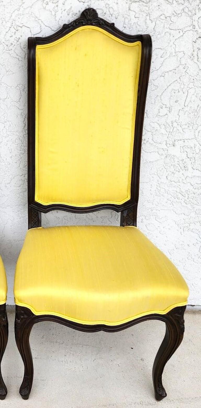 Fin du 20e siècle Chaises de salle à manger françaises Wingback par MARIANO GARCIA d'Espagne en vente