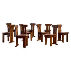 French Dining Chairs, Set of 10