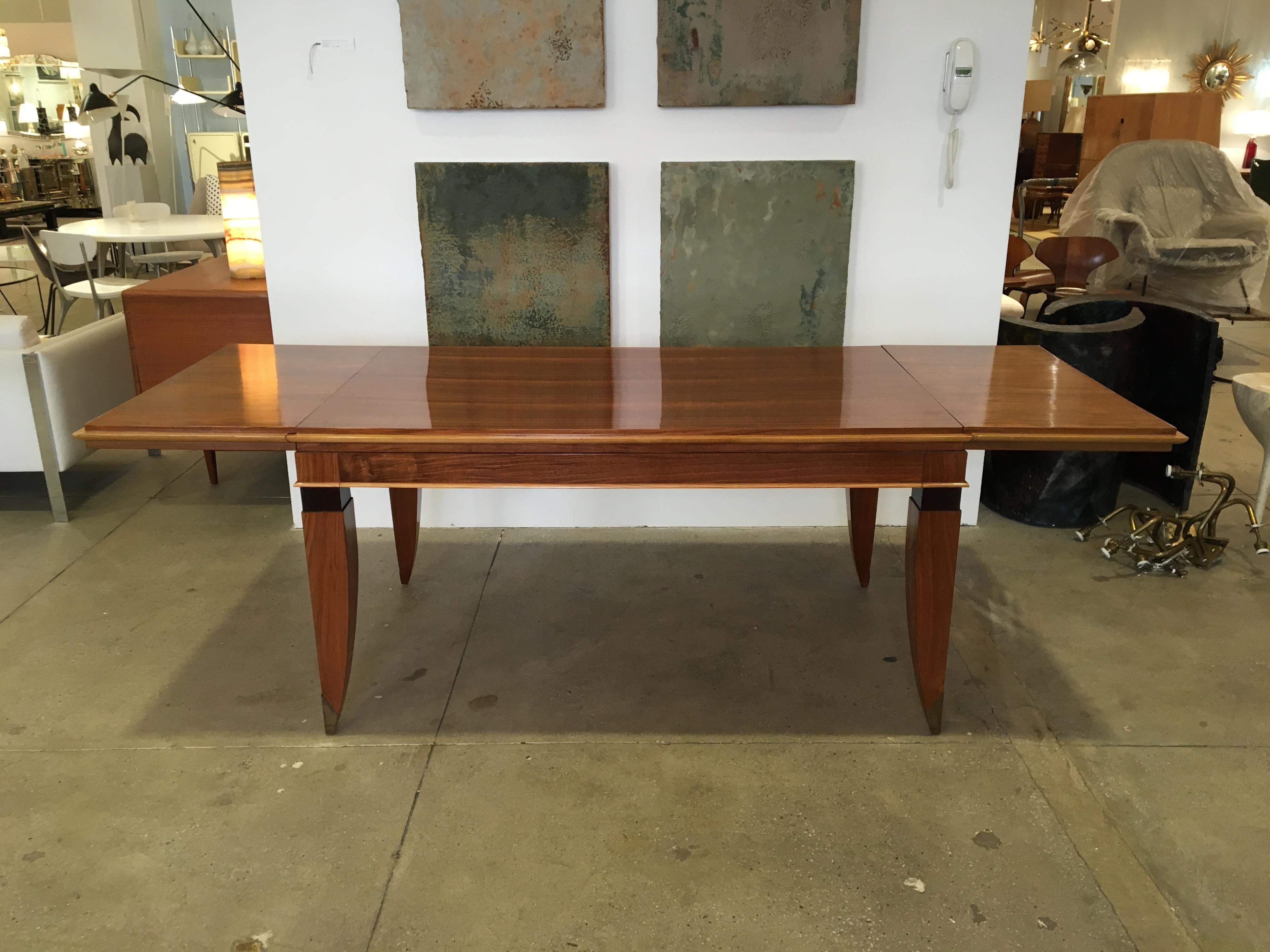 Sycamore French Dining or Library Table, 1960s