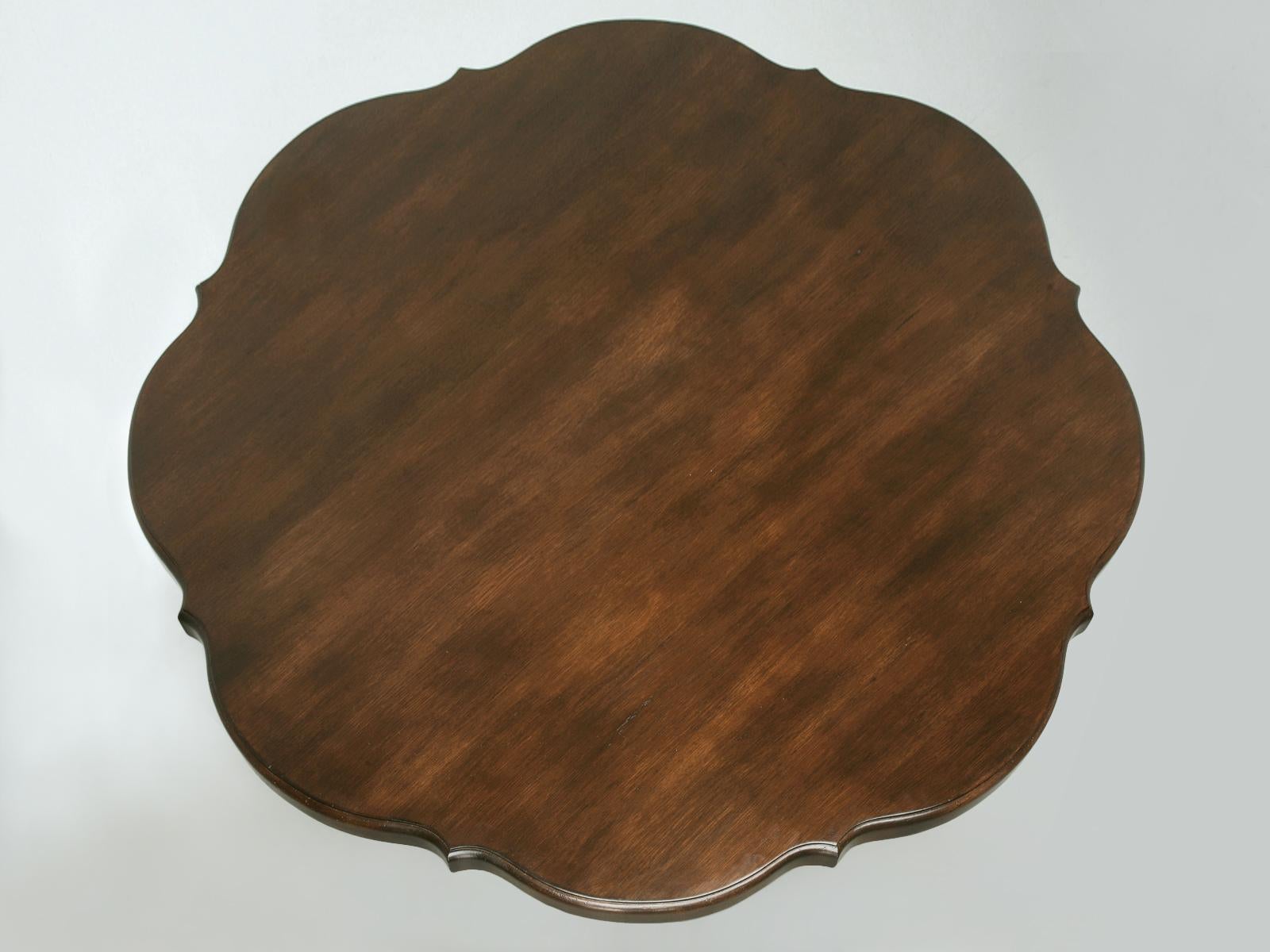 French Dining Table Custom Made Handcrafted Clover Design to Your Specifications For Sale 4
