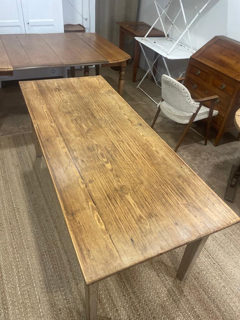 Oak French Dining Table, Early 20th Century
