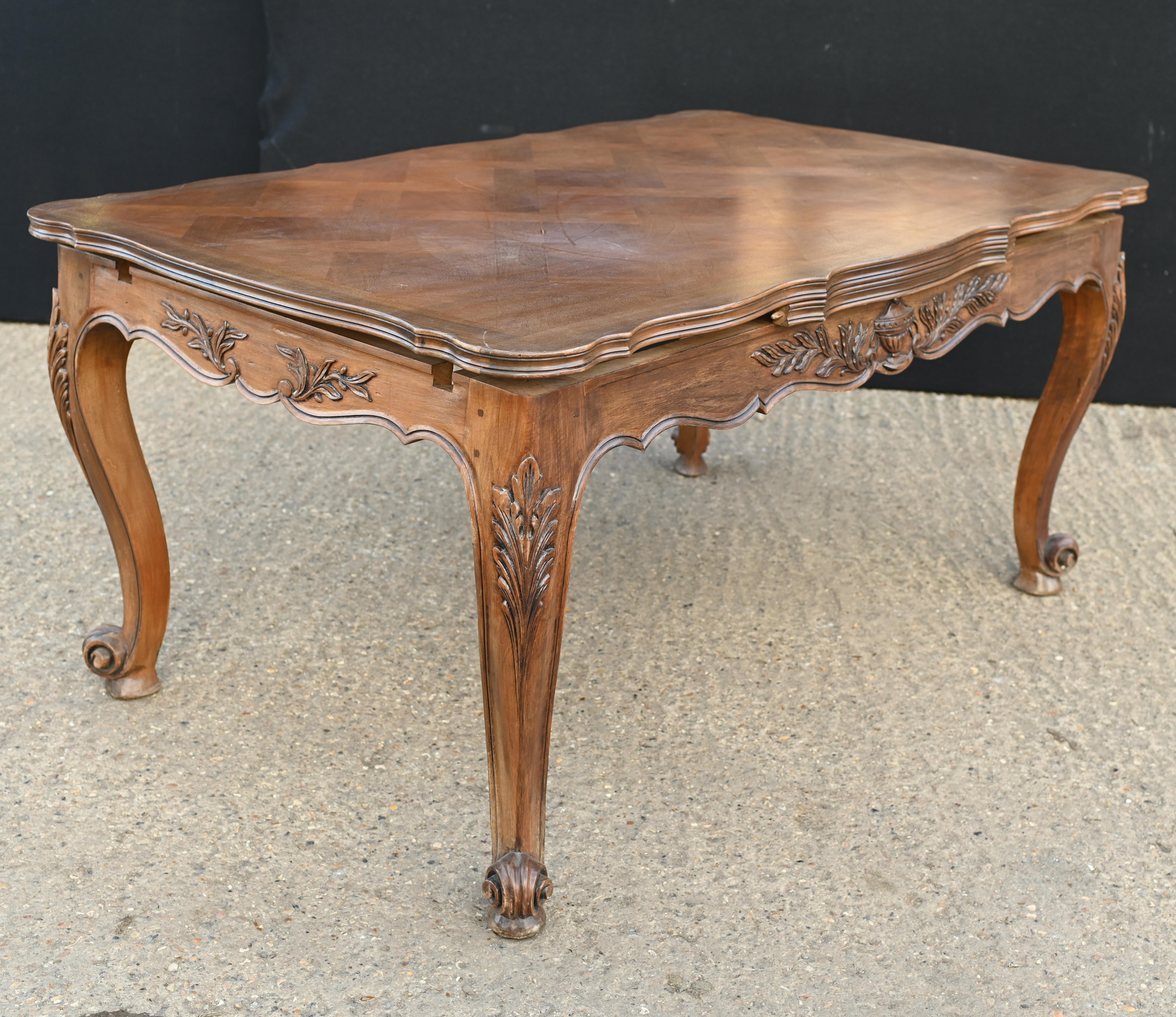 Other French Dining Table Extending Farmhouse Parquetry For Sale