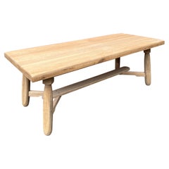 French Dining Table in Bleached Oak