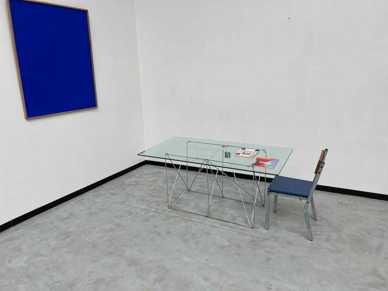 Table de salle à manger française avec base pliante de Max Sauze Studio, 1970 en vente 10