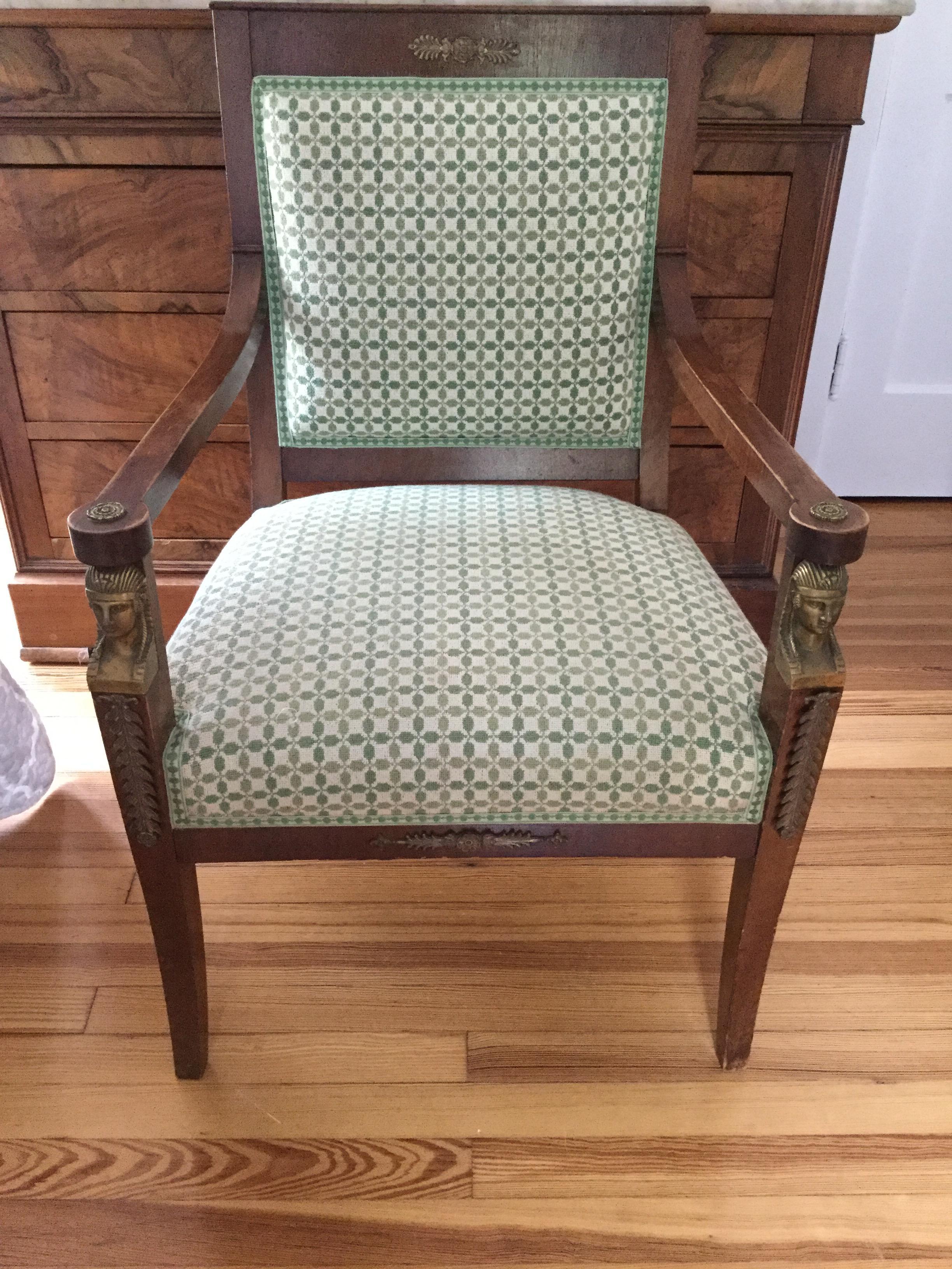 Empire French Directoire Armchair For Sale