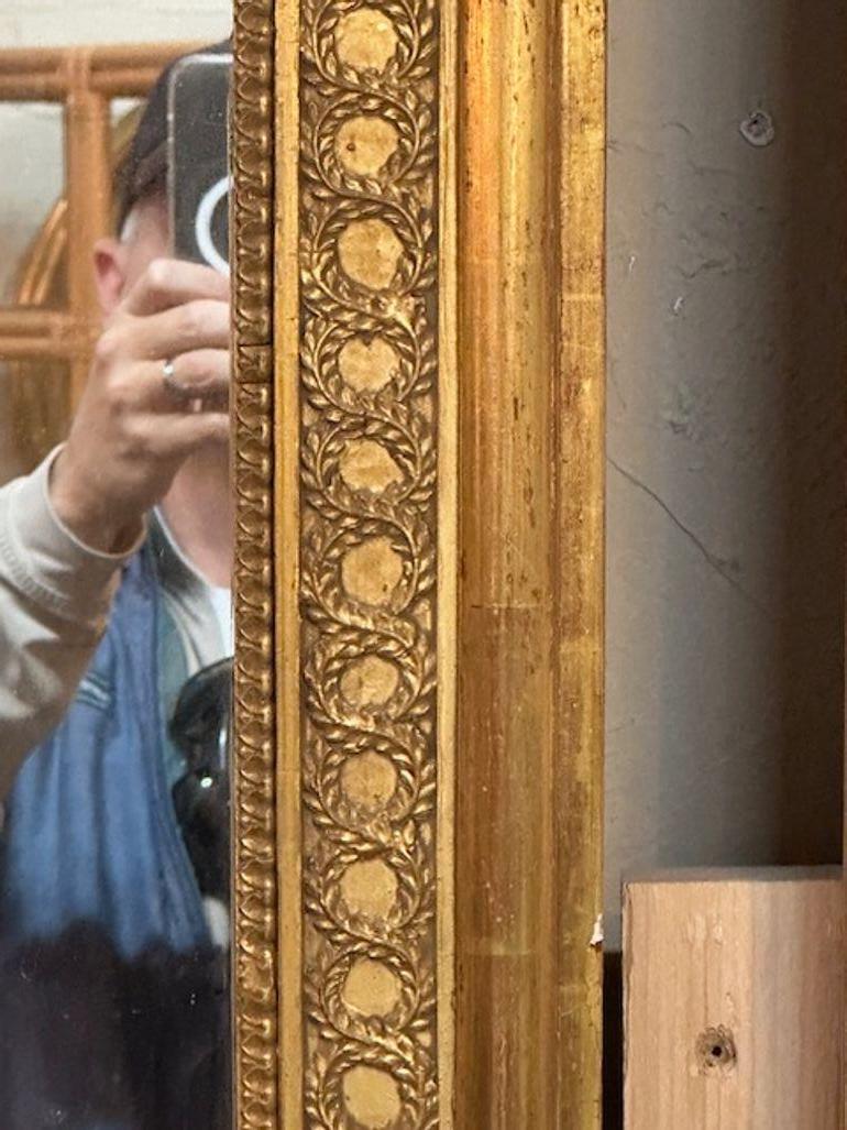 French Directoire' Giltwood Mirror For Sale 1