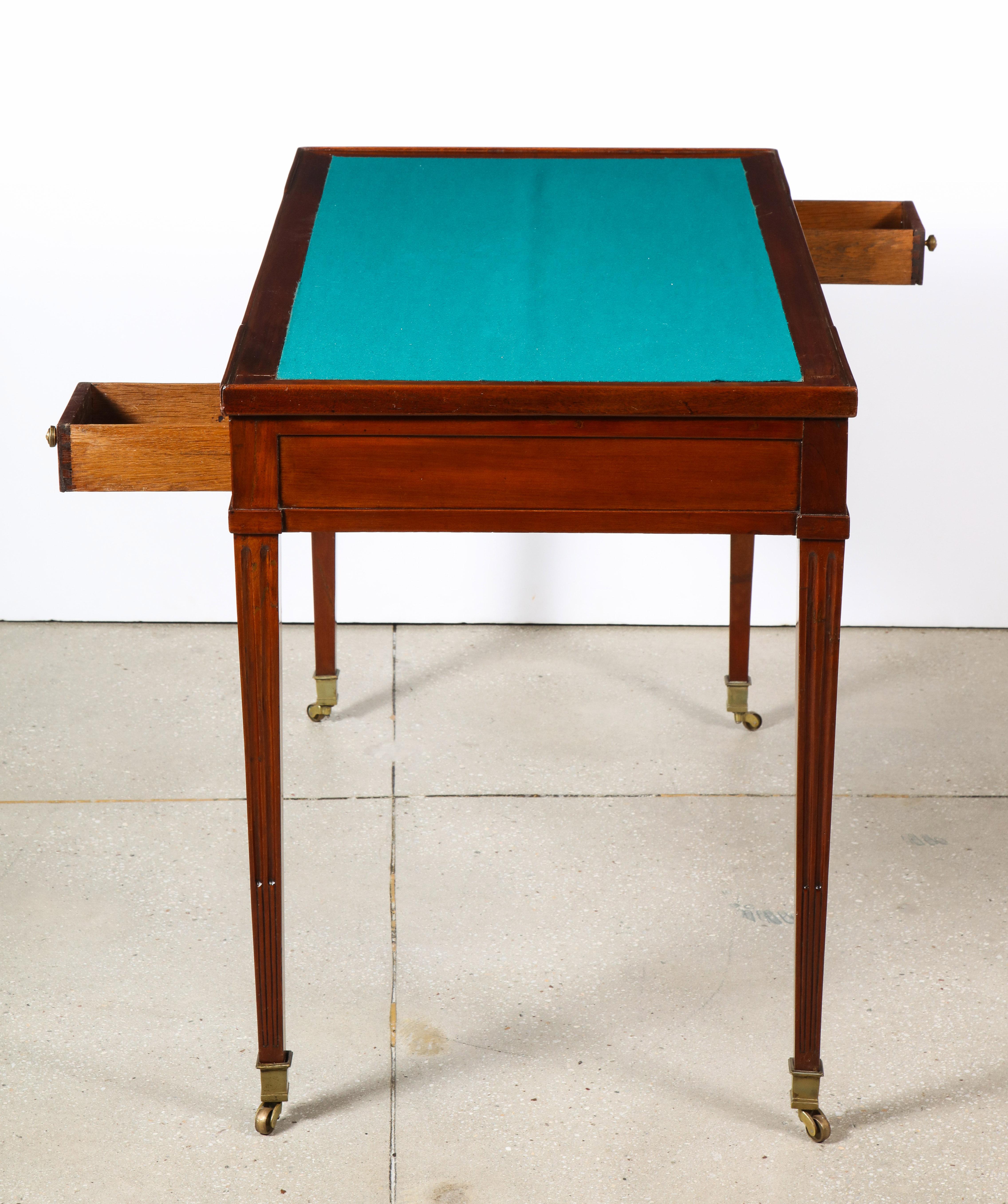 French Directoire Mahogany Backgammon Table 10