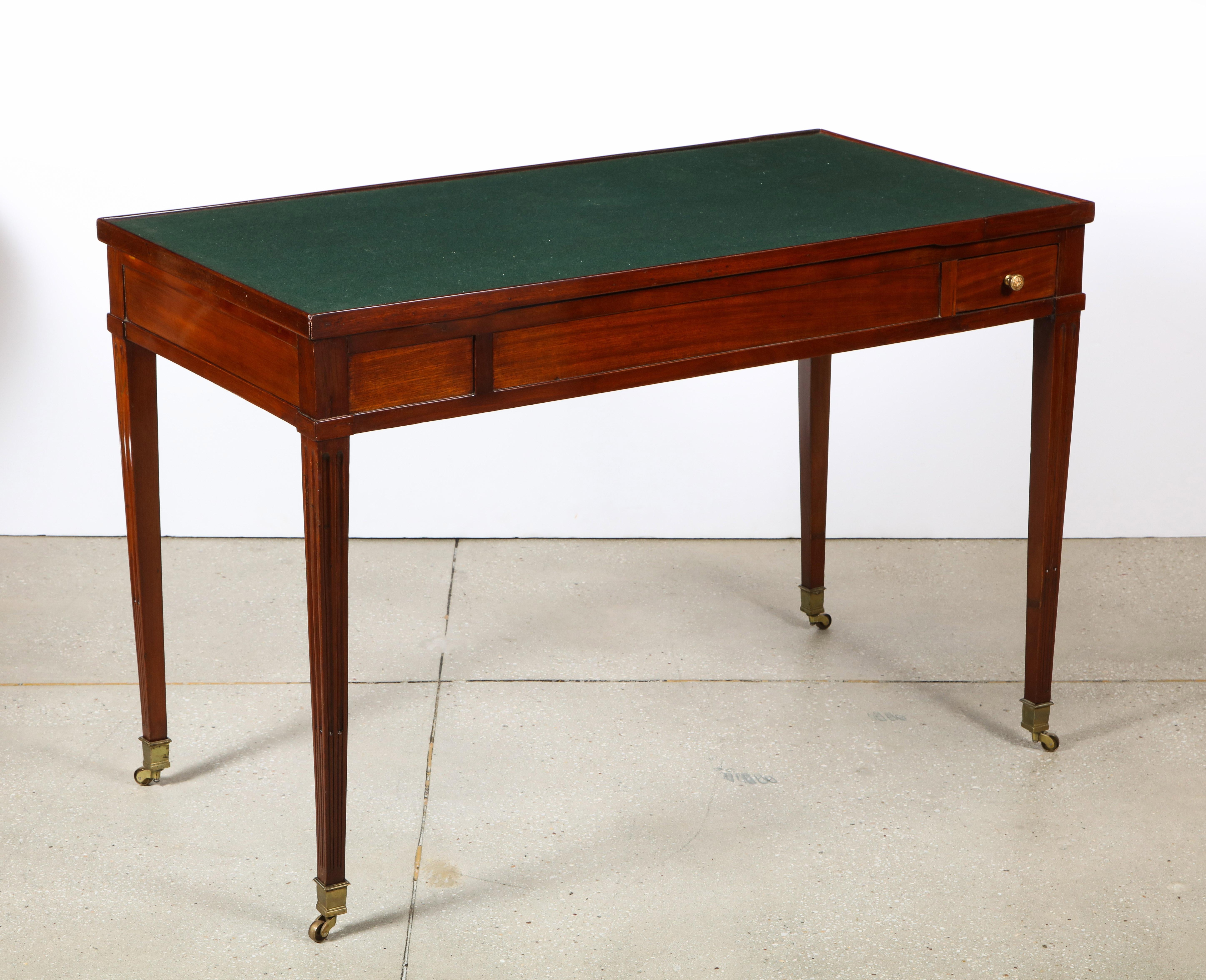 French Directoire Mahogany Backgammon Table 2