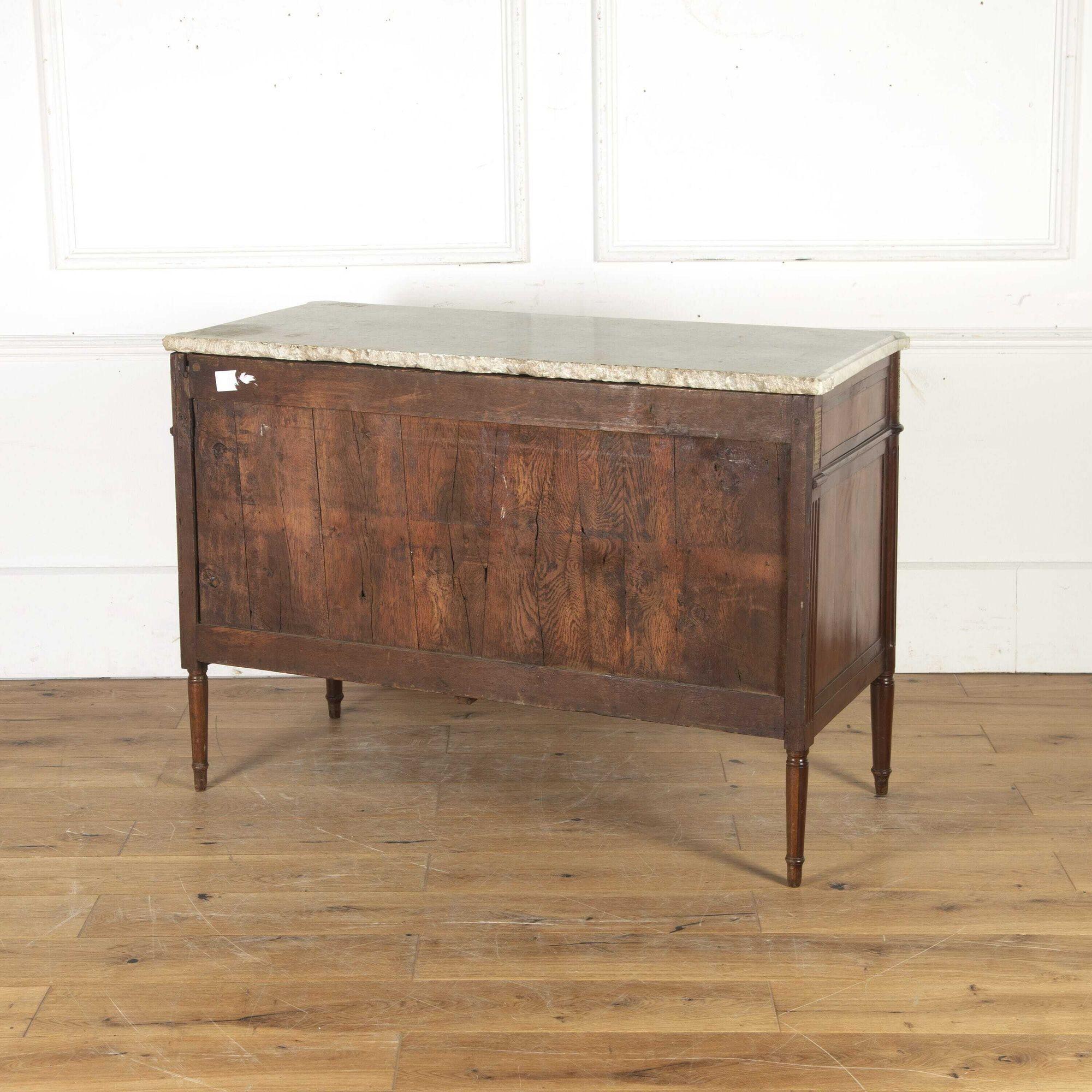 French Directoire Mahogany Commode 6