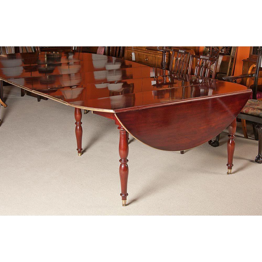 French Directoire Mahogany Dining Table 3