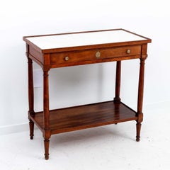 French Directoire Marble Top Table