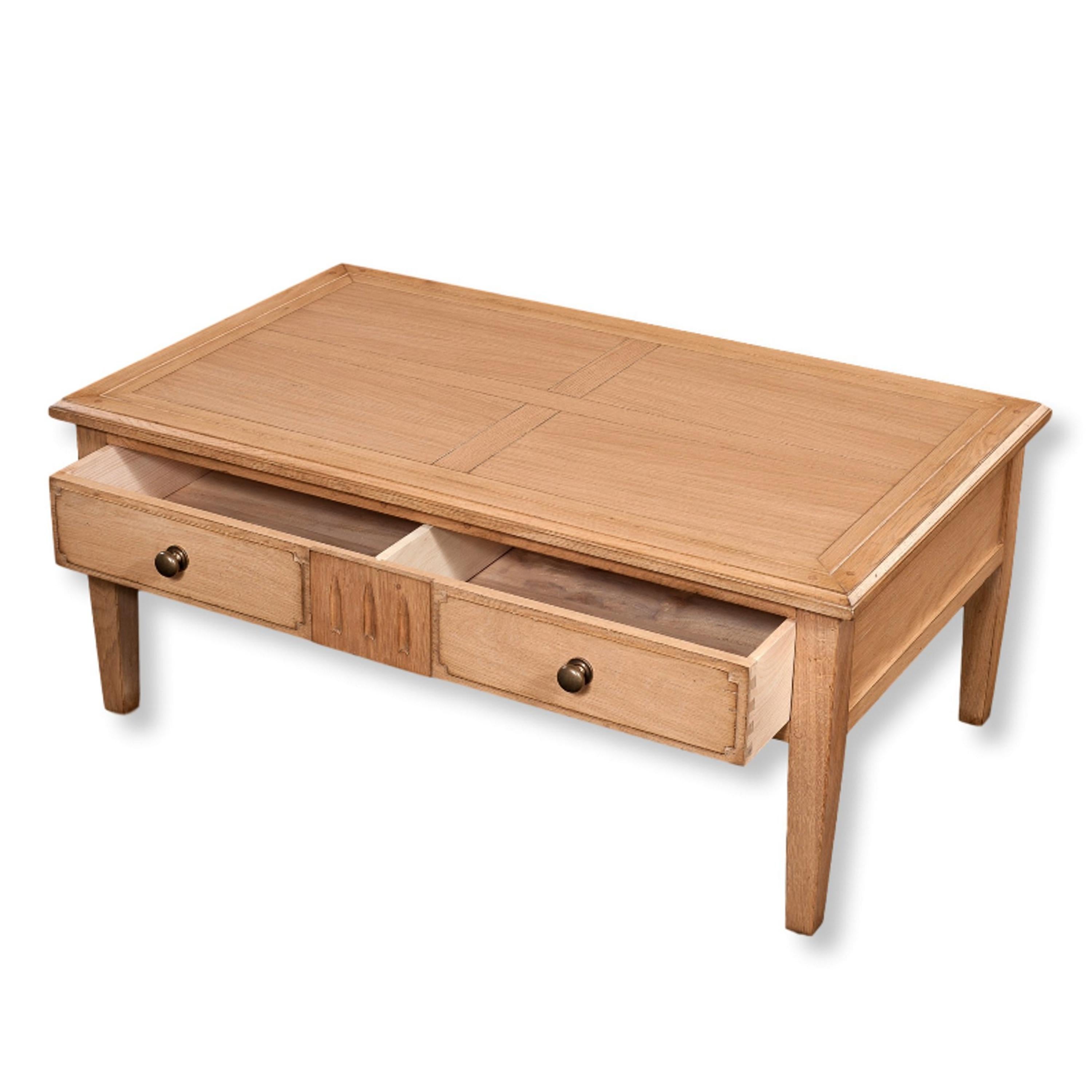 french country coffee table with storage