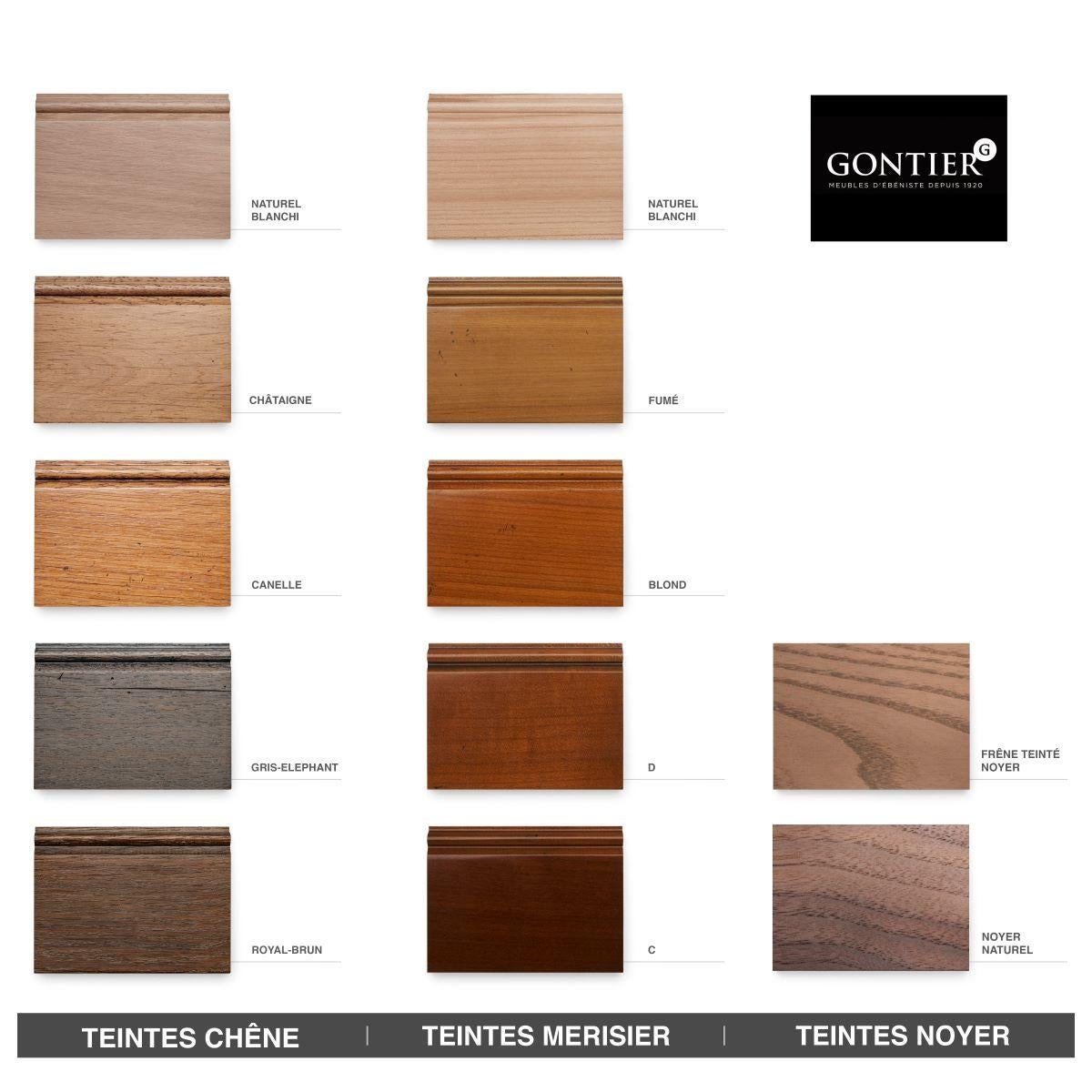 Tavolino in rovere francese Directoire con cassetto, finitura in castagno In condizioni Nuovo in vendita a Landivy, FR