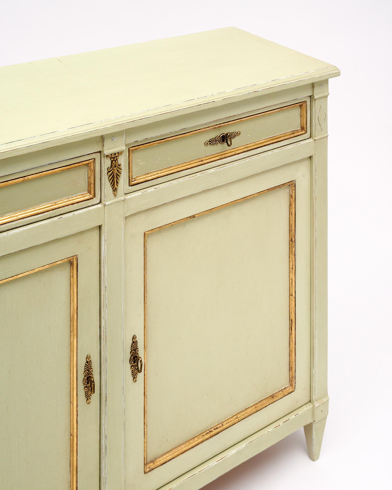 Early 20th Century French Directoire Painted Buffet For Sale
