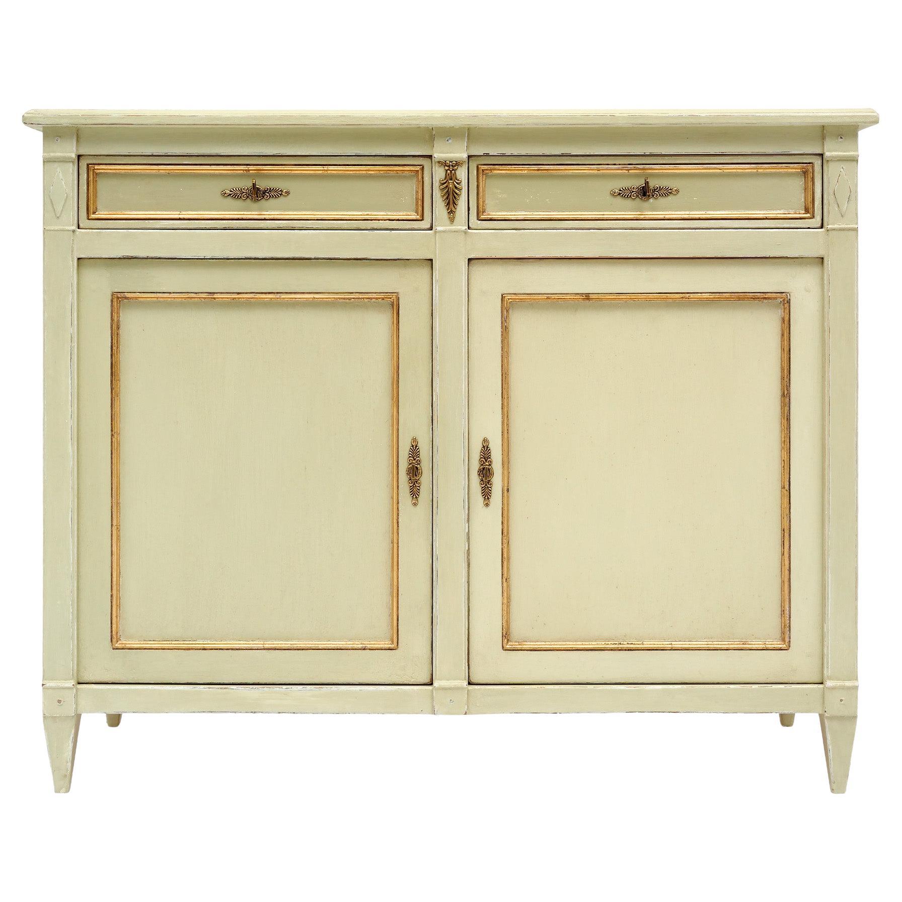 French Directoire Painted Buffet For Sale
