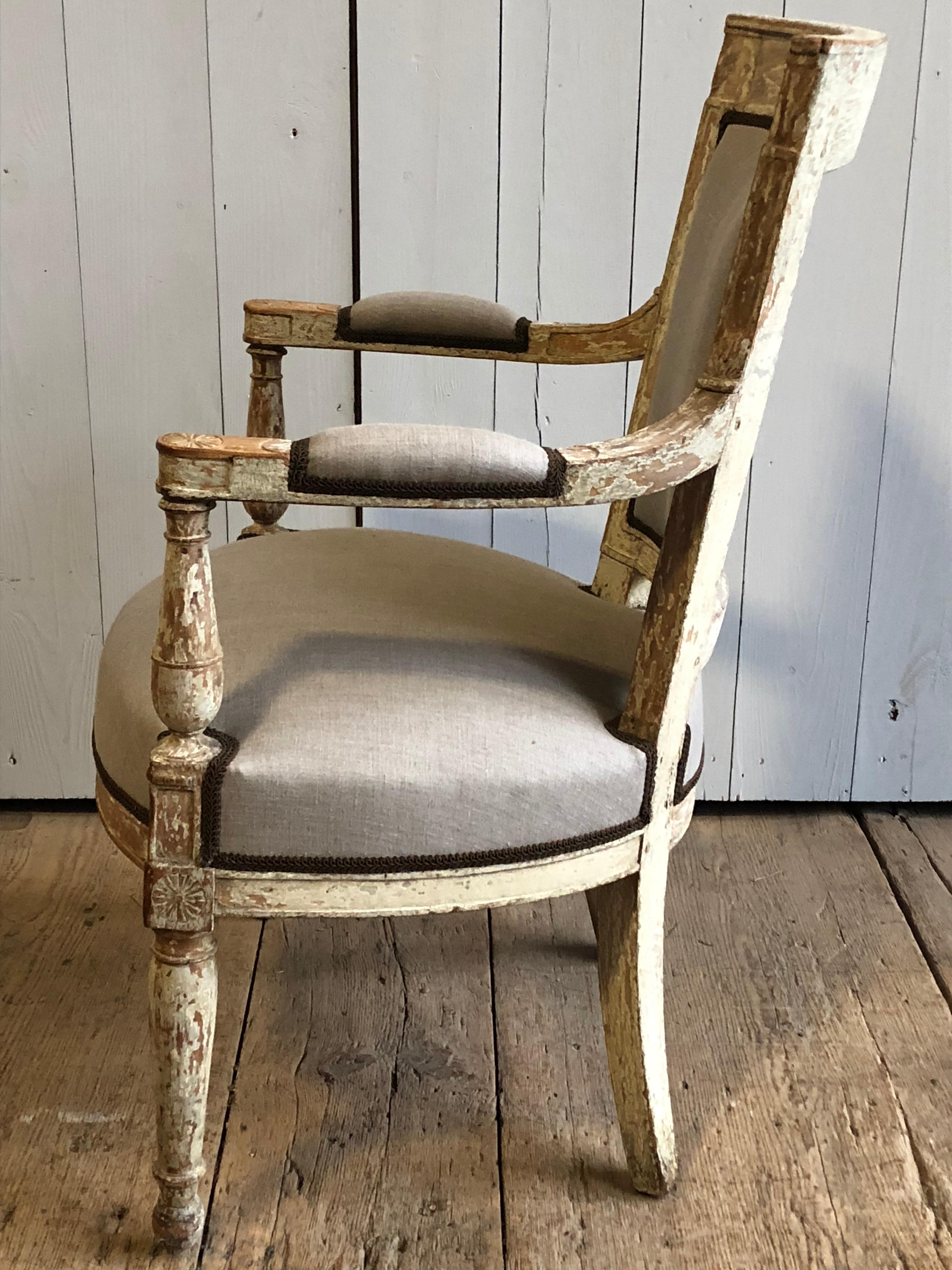 French Directoire Period Armchair, circa 1800 5