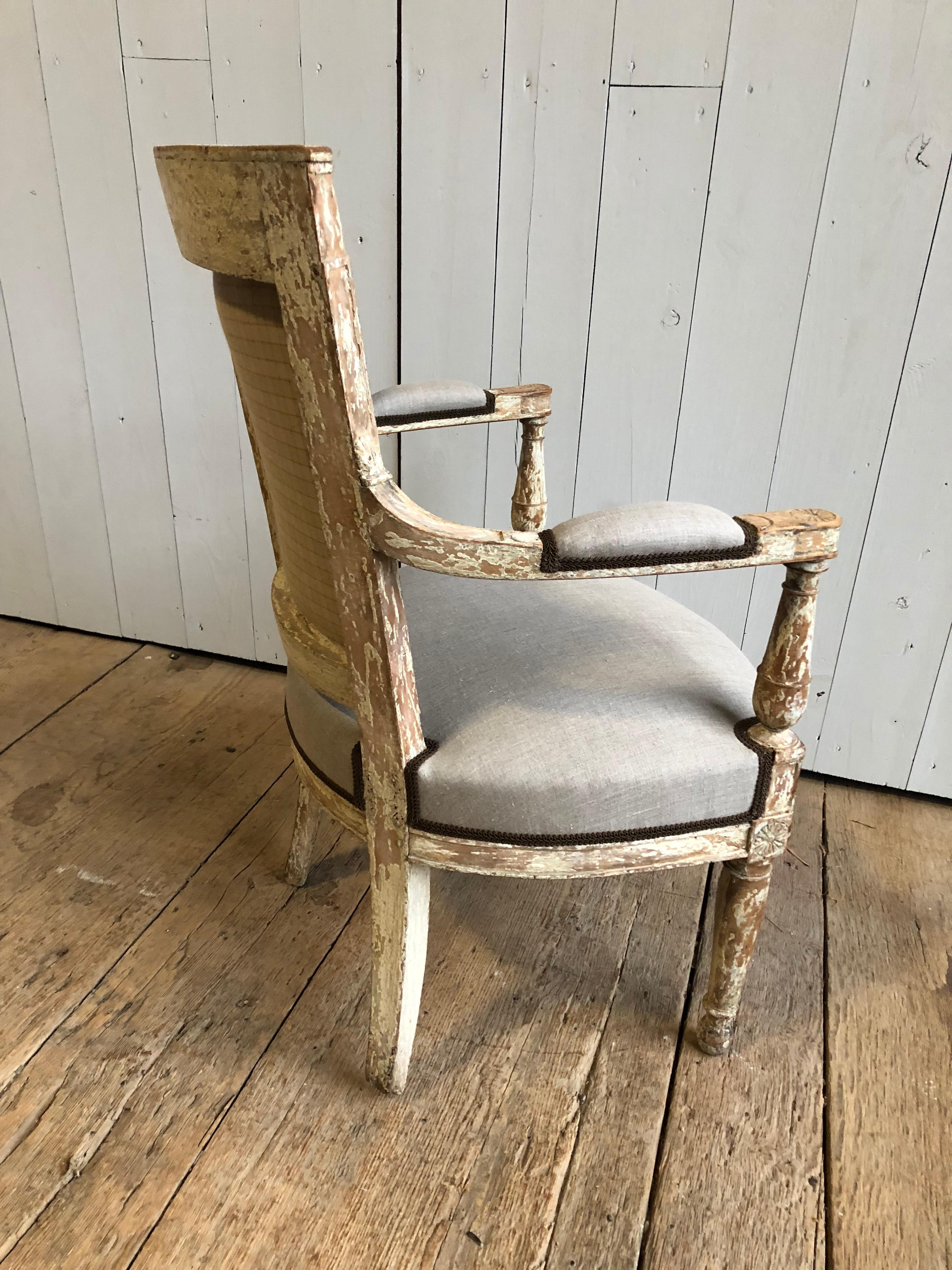 French Directoire Period Armchair, circa 1800 1