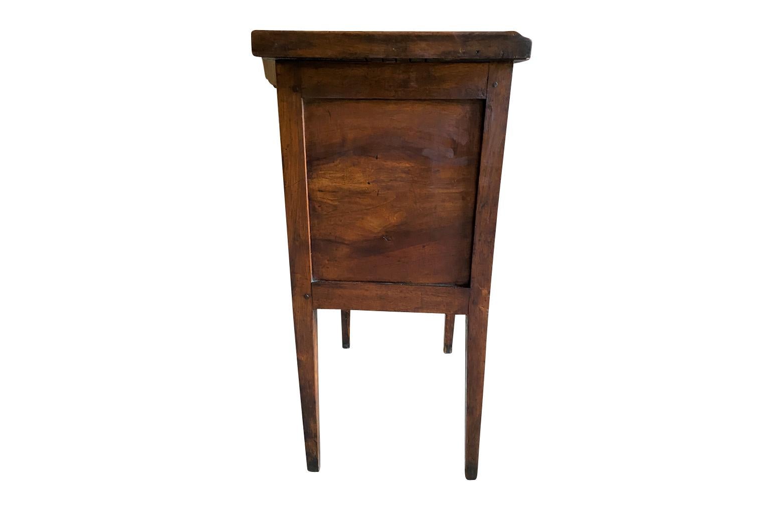 Walnut French Directoire Period Side Table For Sale