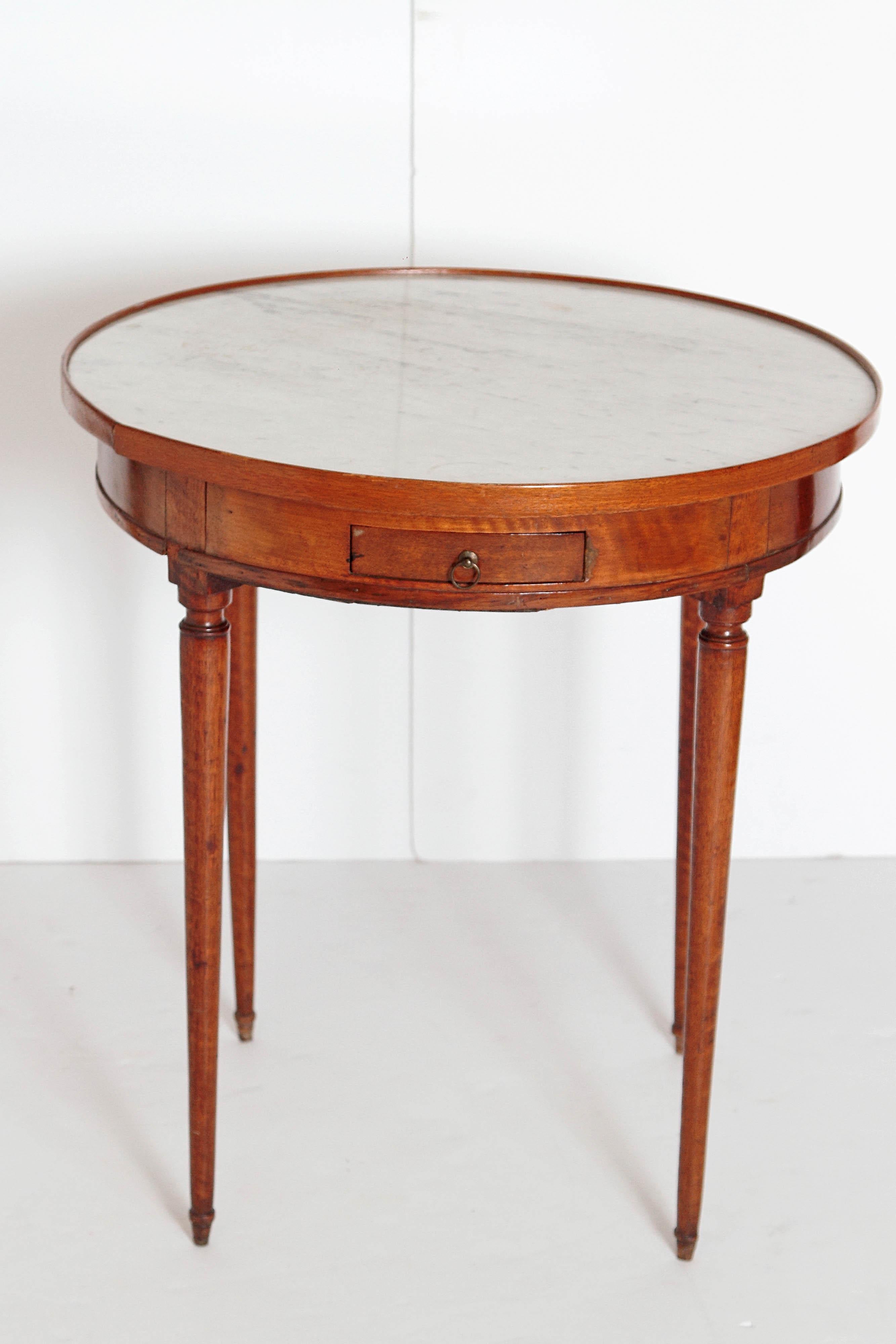 French Directoire Round Gueridon Table 1