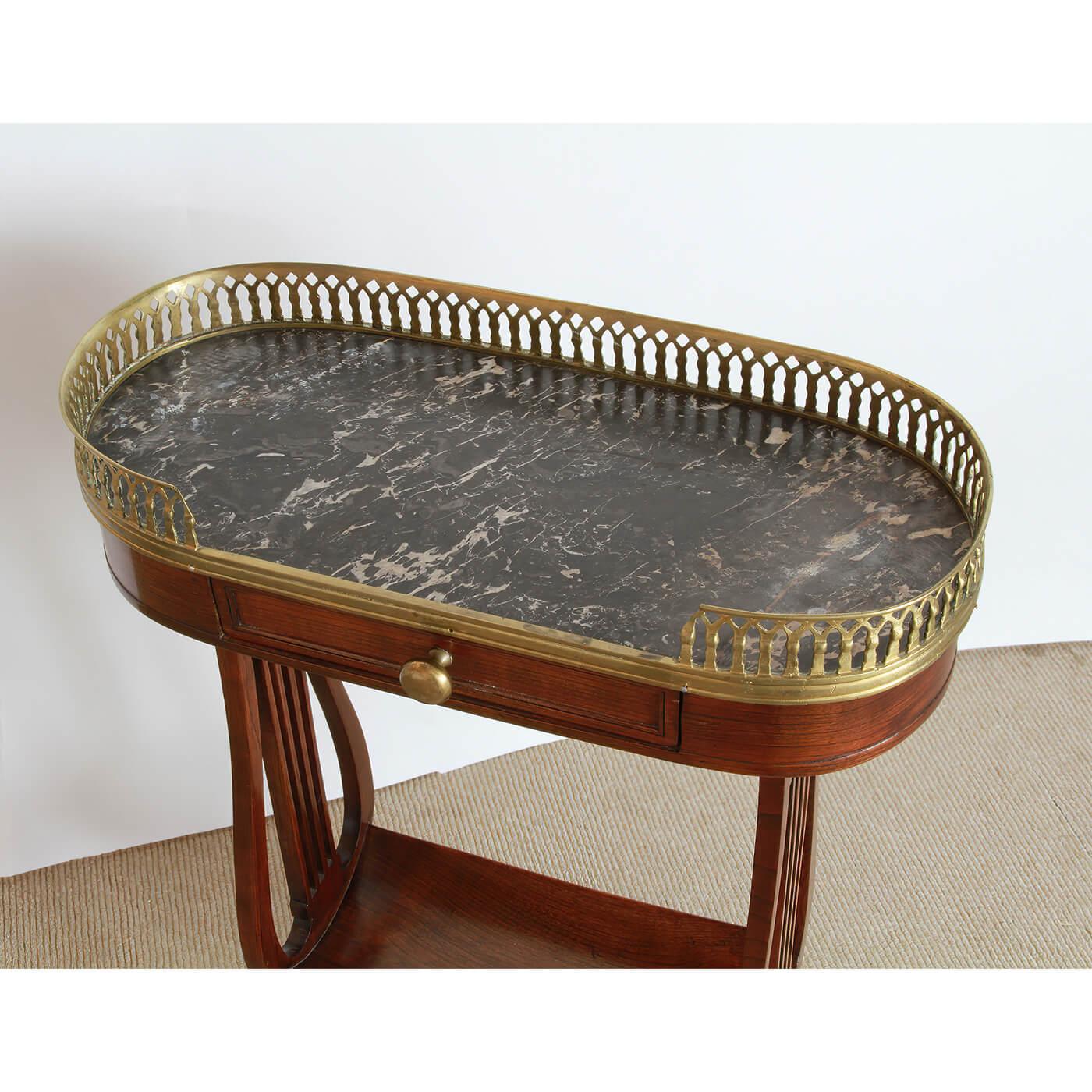 French Directoire Side Table In Fair Condition In Westwood, NJ