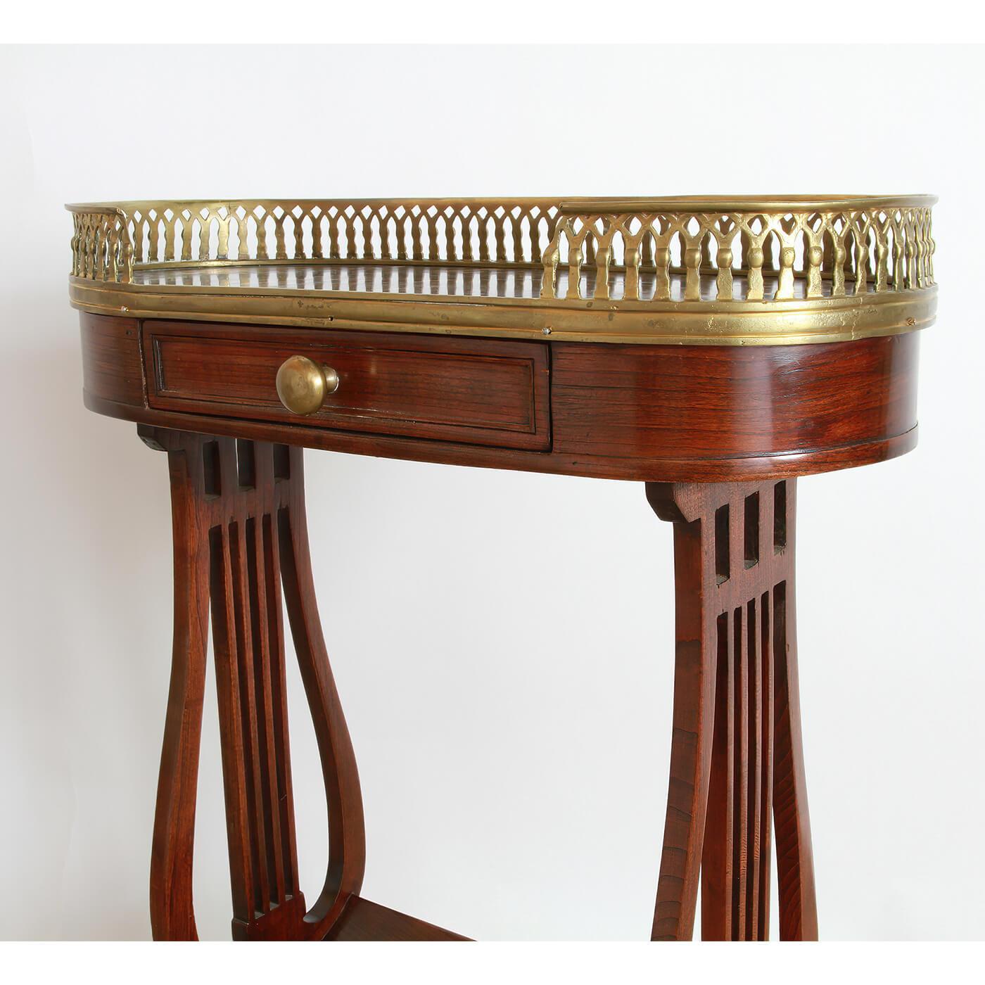 Bronze French Directoire Side Table